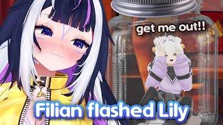 Lily put Filian in a jar after her crime