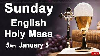 Catholic Mass Today I Daily Holy Mass I Sunday January 5 2025 I English Holy Mass I 5.00 AM