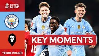 Manchester City v Salford City | Key Moments | Third Round | Emirates FA Cup 2024-25