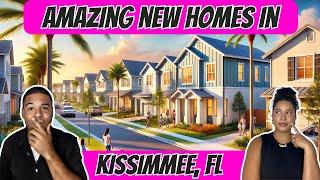 Kissimmee Florida Homes for Sale- Community Tour! Aerial and Model Homes!