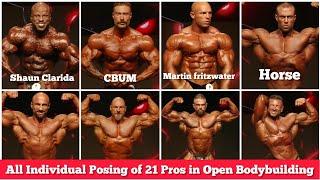 CBUM, Shaun Clarida, Horse Marcello, Martin Fitzwater and all Individual posing at PRAGUE PRO LIVE