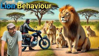 बब्बर शेर । Fascinating World of Lions । African Lion & Asiatic Lions । African & Asiatic Elephants