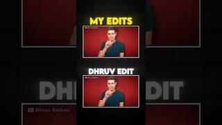 Dhruv Rathee Video Editing Style Part 1 #shorts
