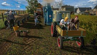 Famille d'agriculteurs nous aide pour la récolte à la Ferme de l'oncle | Farming Simulator 22