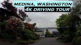 Medina, Washington | 4k Driving Tour | Rich Neighborhood in Washington