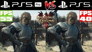 Dragon's Dogma II - PS5 Pro vs PS5 - Much Better On PS5 Pro - All Performance Modes Tested