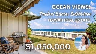 Ocean and Sunset Views  Pristine Pualani Estates Home