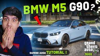 How to Install the BMW M5 G90 Car Mod in GTA V!  2024 | Drive the Future! 