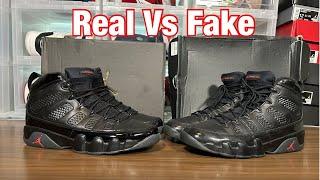 Air Jordan 9 Patent Bred Real Vs Fake Review