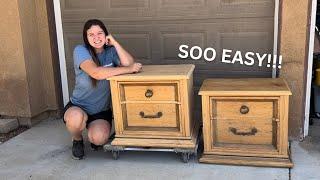 The Perfect Furniture Flip for Beginners || Only a 4 Hour Flip!