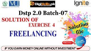 freelancing exercise no 4 batch 7 solution | #freelancingexercise4 | #batch7 | #digiskills