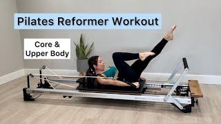 Pilates Reformer Workout | Core & Upper Body | Intermediate