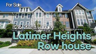 Latimer Heights Row House, 8216 202 St Langley (For Sale)-sold