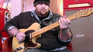 Chris Heart plays a 1952 Fender Telecaster at Rumble Seat Music Southwest