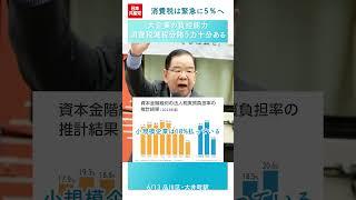 大企業には、消費税減税分をまかなう力が十分ある　 #日本共産党 #志位和夫　#消費税減税