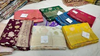 Chickpet Bangalore wholesale sarees shop ll 7019365473 khadi Georgette saree and silk sarees AVL