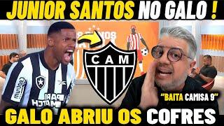 JUNIOR SANTOS NO GALO ! NOVOS REFORÇOS CHEGANDO NO ATLÉTICO NIMEIRO - NOTICIAS DO GALO HOJE