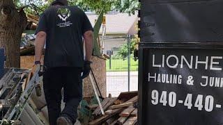 Construction Debris Removal Jobs Back to Back to Back! #friscotx #dallas #junkremoval