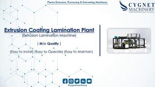 Extrusion Lamination And Gusseting Machine