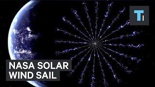 NASA solar wind sail