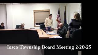 Iosco Township Board Meeting 2-20-25