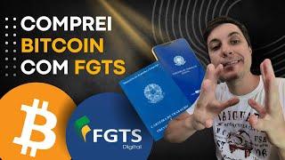 COMPREI BITCOIN COM FGTS QUE O GOVERNO ACABOU DE LIBERAR