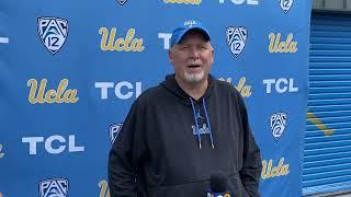 UCLA DC Bill McGovern after spring practice 4/11