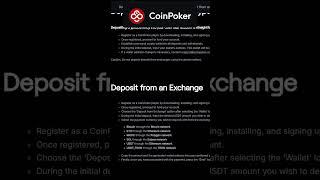 Покер-рум CoinPoker — главное о криптовалютном руме #пропокер #coinpoker #покеронлайн #покер #poker