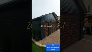 Zrób to sam - garaż z płyt 35m2 #diy #homemade