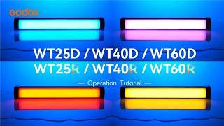 Godox WT25D/WT40D/WT60D/WT25R/WT40R/WT60R - Operation Tutorial