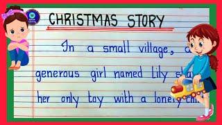 Short Moral Story| Christmas Moral story writing for kids and toddlers| Learn English with story