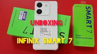 infinix smart 7 white colour (New model 2023) , review, test camera