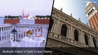 Multiple Videos in Split Screen Demo