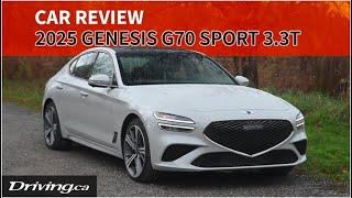 The Genesis G70 is livelier than the Germans | Car Review | Driving.ca