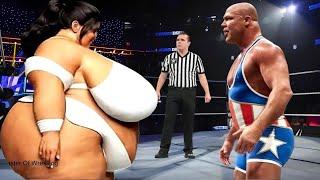 WWE SmackDown ClassicsKurt Angle vs. Sumo Girl | WWE SmackDown, 2 out of 3 Falls Match