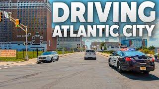 Driving Downtown Atlantic City 4K | USA Road Trip