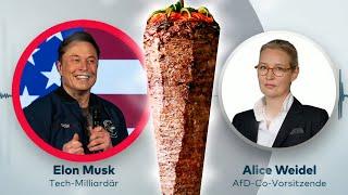 Musk und Weidel reden über Döner  #satire