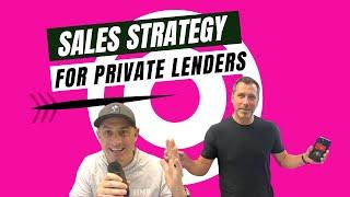 The Sales Strategy For Private Lenders #realestate #privatelending #privatelenders #podcast