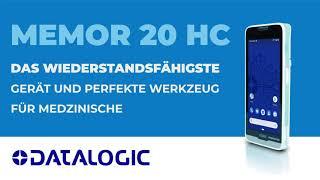 Datalogic Memor 20 HC, der perfekte Assistent für Pflegepersonal und Ärzte.