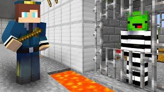 Mikey Escapes The Security Prison in Minecraft