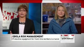 The CBC's Adrienne Arsenault shares her experiences on covering the ebola outbreak up close.