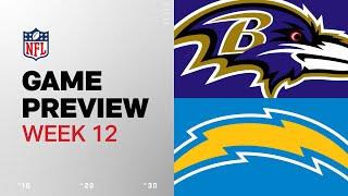 Baltimore Ravens vs. Los Angeles Chargers | 2024 Week 12 Game Preview