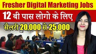 Fresher Digital Marketing Jobs in Delhi NCR, SEO, SMO, PPC Jobs in Delhi