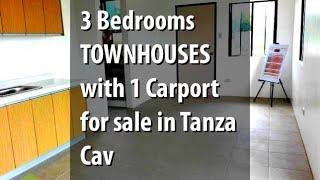 3 Bedrooms TOWNHOUSES with 1 Carport for sale in Tanza Cav