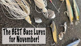 The BEST Bass Lures for November!