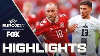 Slovenia vs. Denmark Highlights | UEFA Euro 2024