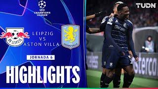 HIGHLIGHTS - RB Leipzig vs Aston Villa | UEFA Champions League 24/25 | TUDN