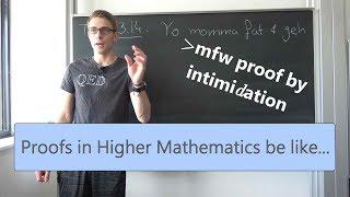 Proofs in University Maths be like... [ Math Joke Video ] [ Best of invalid proof techniques ] Part1