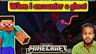 When I encounter a ghost in Minecraft, I spawn villagers to distract it.