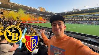 Was ist mit FC BASEL los?🫣LAUTE AUSWÄRTSFANS+ PYROSHOW| BSC YOUNG BOYS vs FC BASEL | Stadionvlog